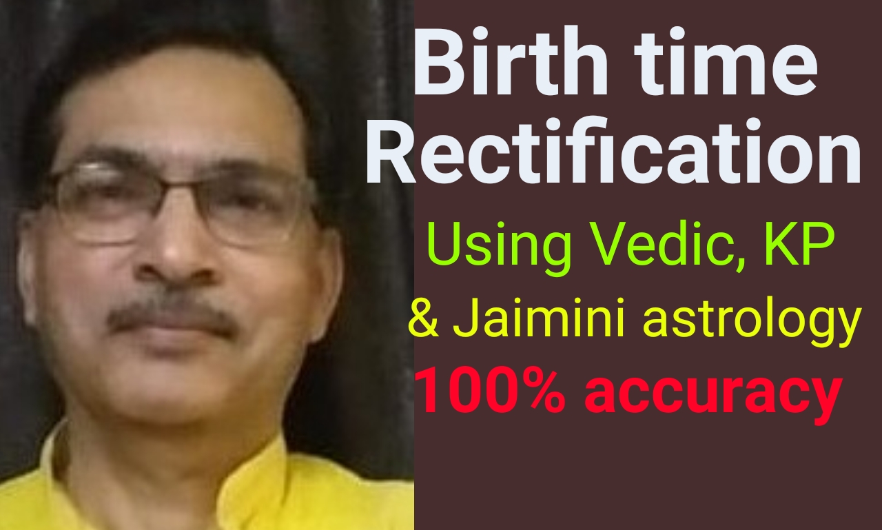 I will do birth time rectification using vedic, kp, jaimini astrology, FiverrBox