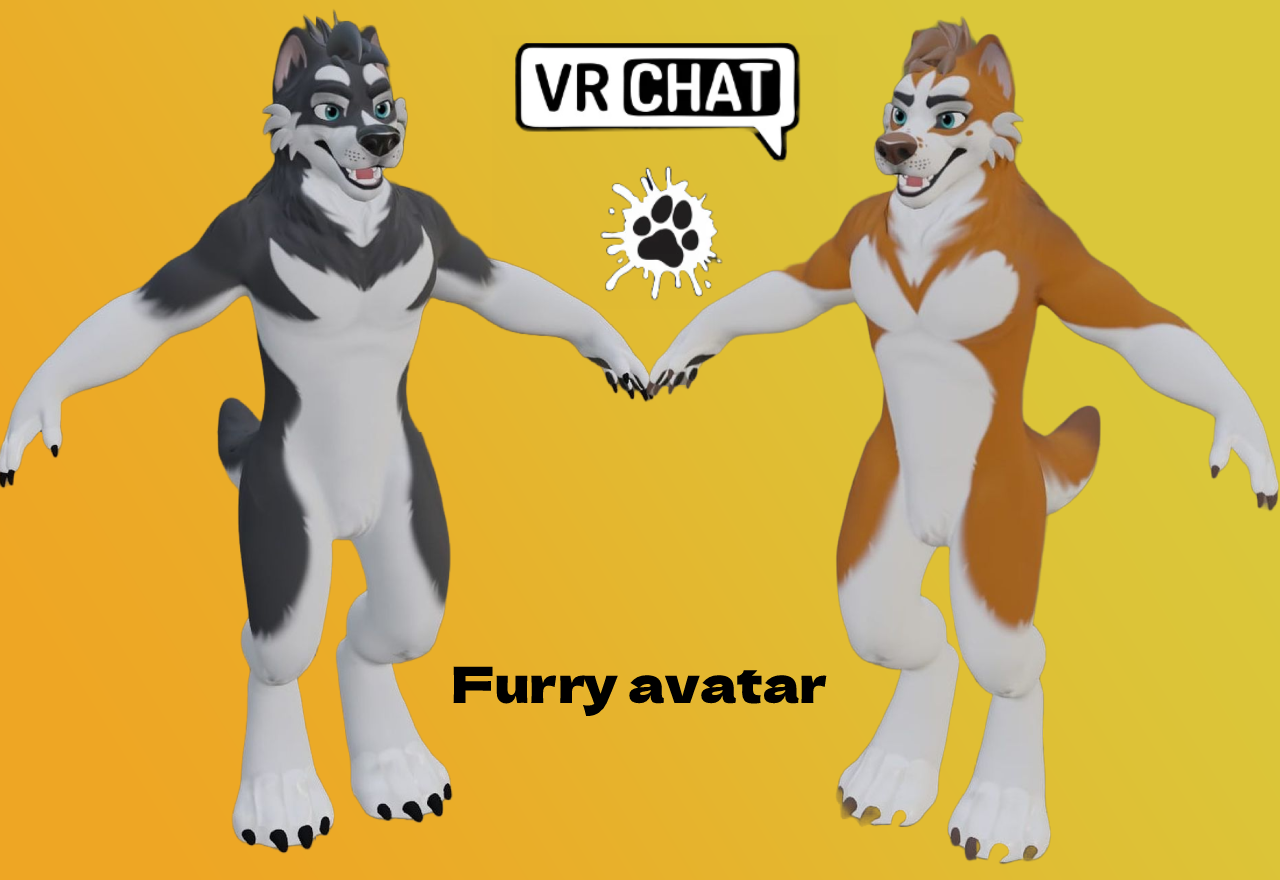 I will model costum 3d furry avatar, vrchat avatar, furry anime, vroid  furry avatar - FiverrBox