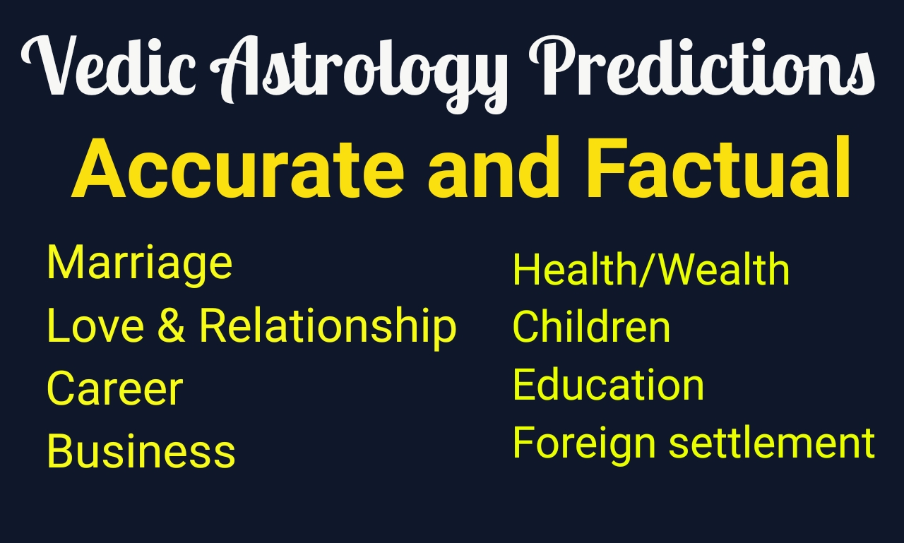 I will do vedic astrology analysis of your chart in detail, FiverrBox