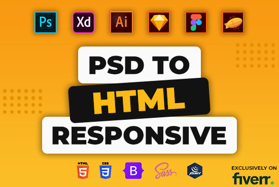 PSD/Sketch to HTML Conversion Services | PSD to HTML5 Company