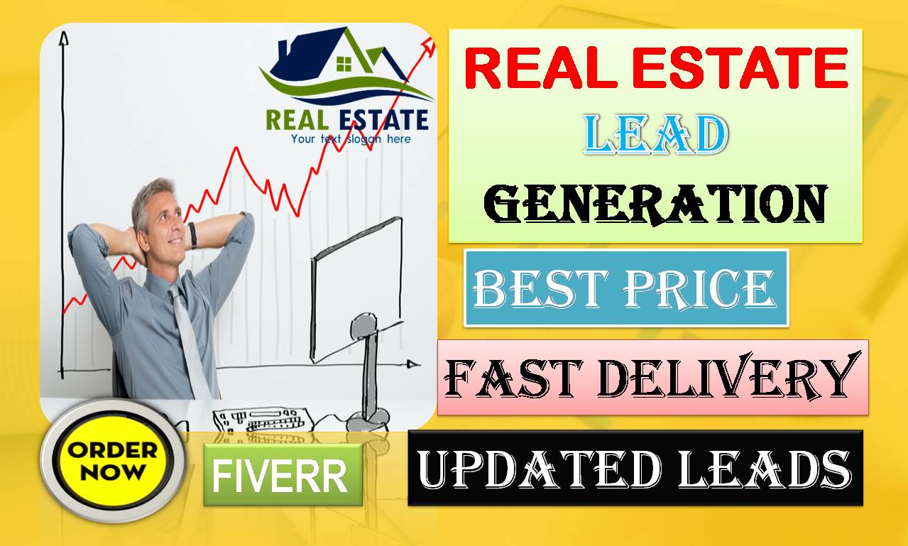 I will provide motivated seller real estate leads and email sales lead, FiverrBox
