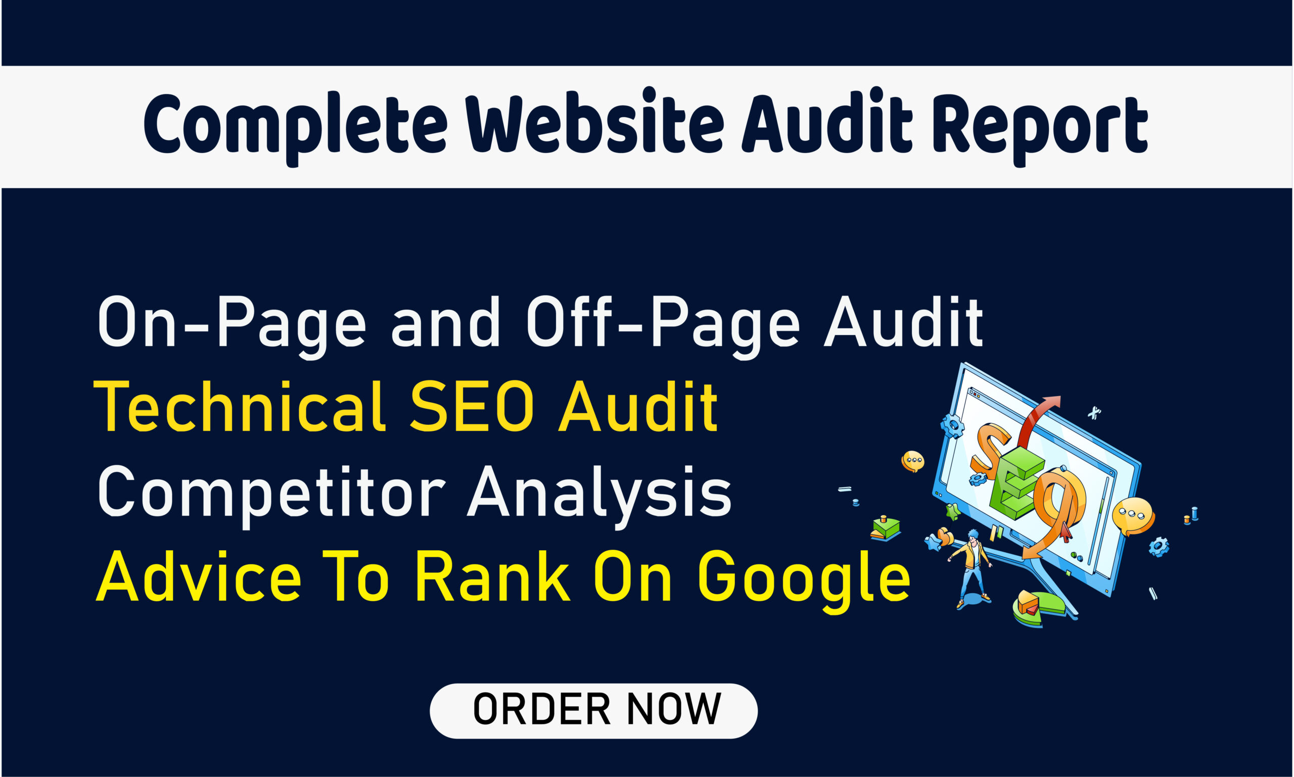 I will do Website audit with an SEO Audit report for competitor analysis, FiverrBox