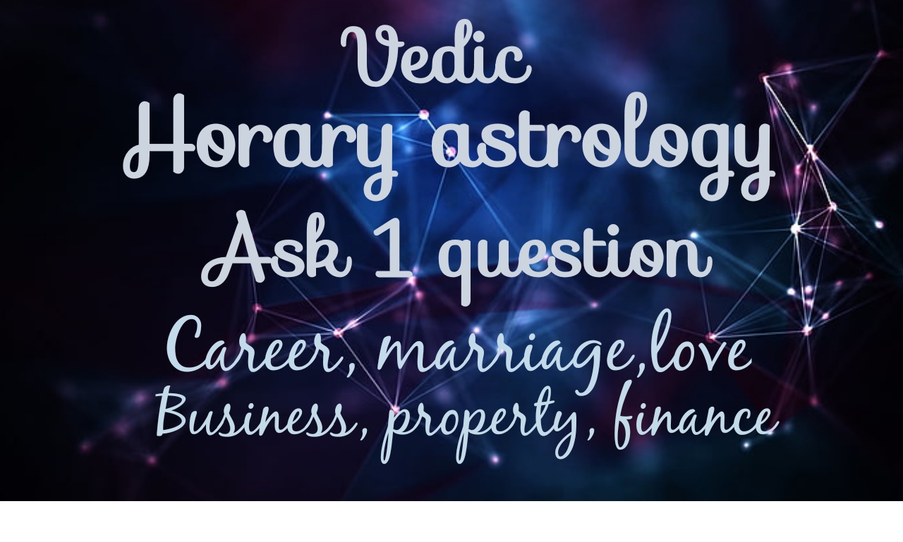 I will do vedic horary astrology predictions, FiverrBox