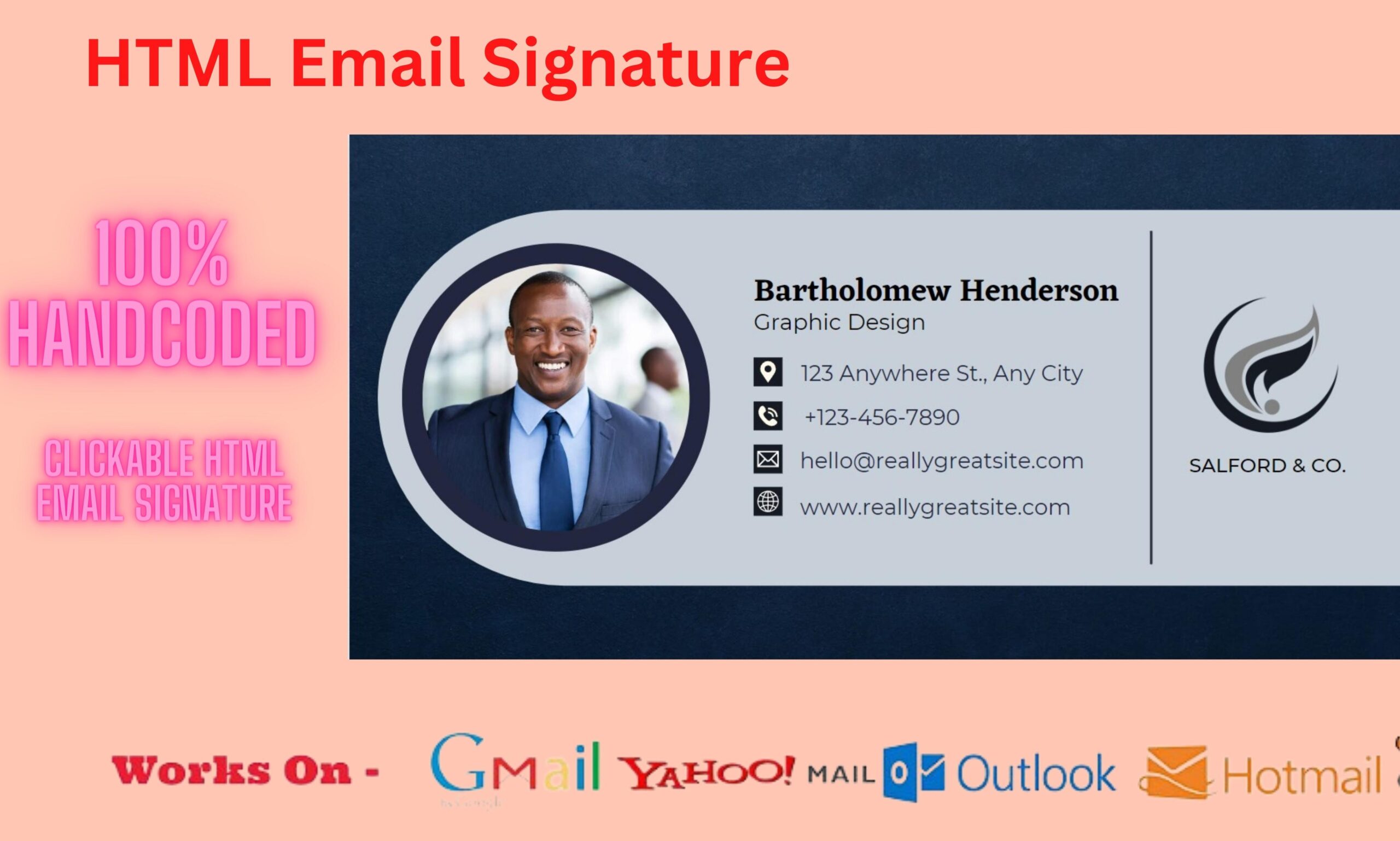 email signature design outlook