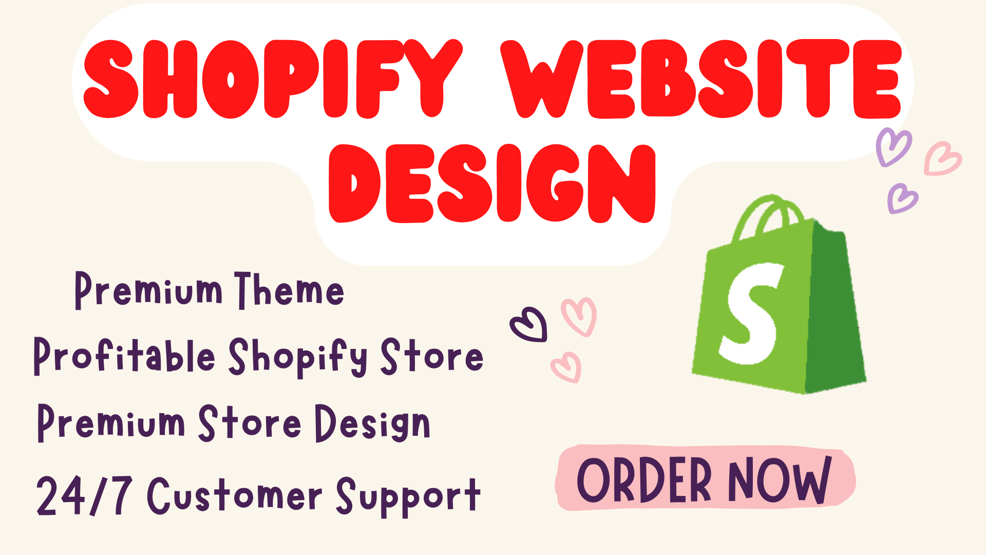 I will create shopify website design shopify store design website, FiverrBox