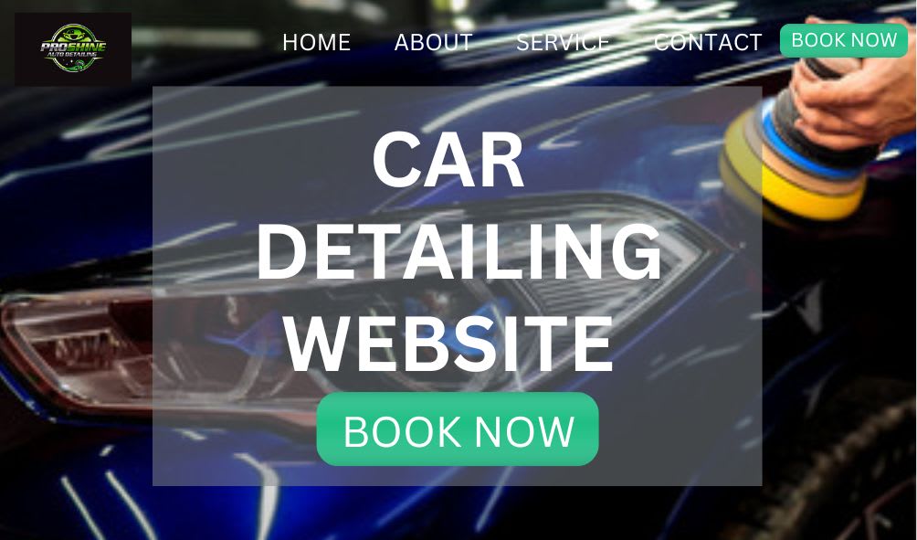 I will design car detailing, auto detailing, car wash wordpress website with booking, FiverrBox