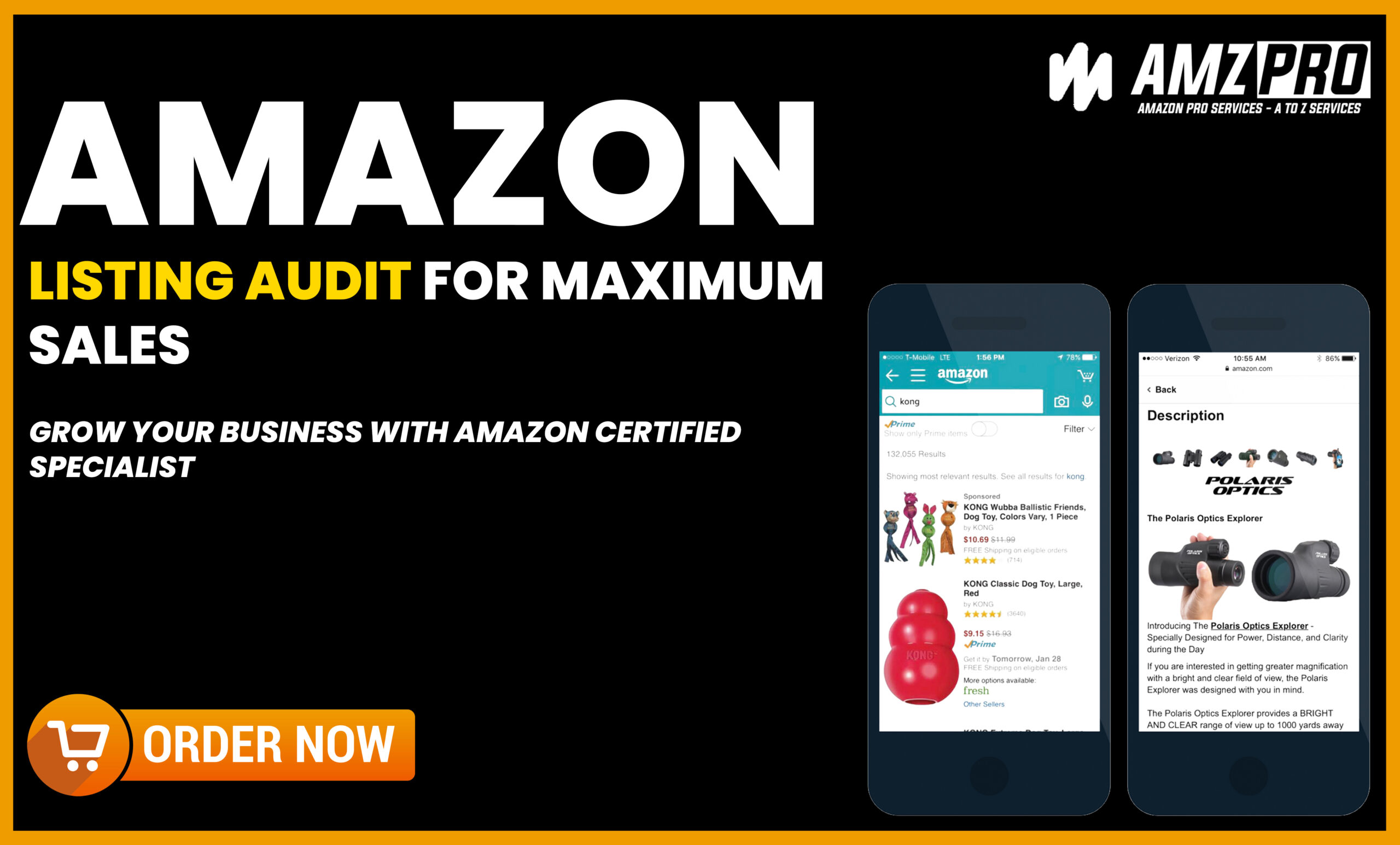 I will perform audit on amazon listing to increase sales, FiverrBox