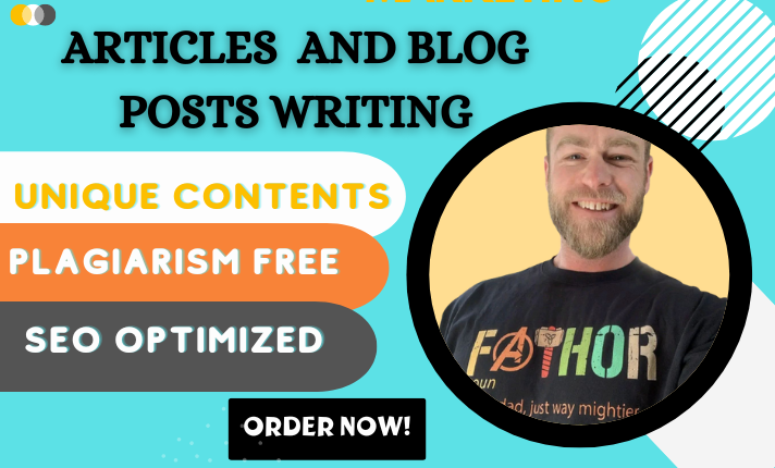 I will write an engaging blog posts and SEO article, FiverrBox