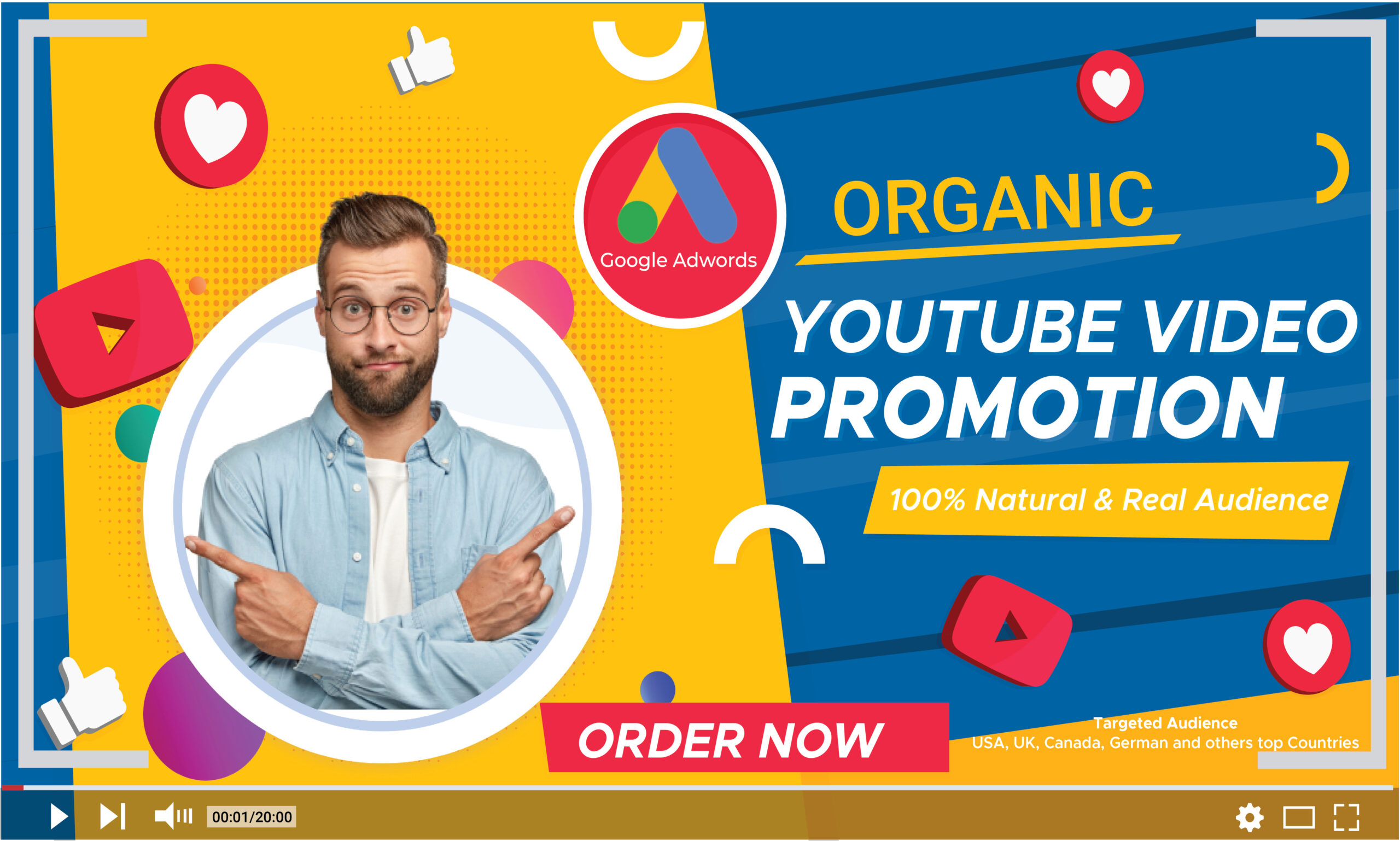 I will do super fast organic youtube video promotion, FiverrBox