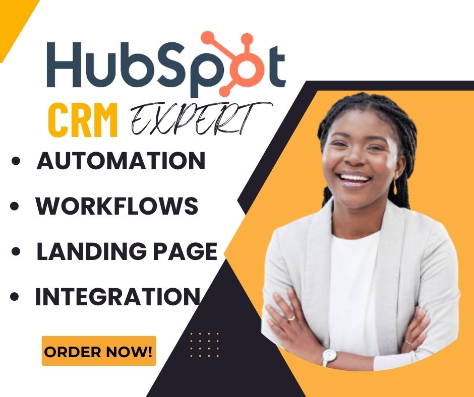 I will setup hubspot CRM hubspot automation workflow landing page or zoho CRM system, FiverrBox