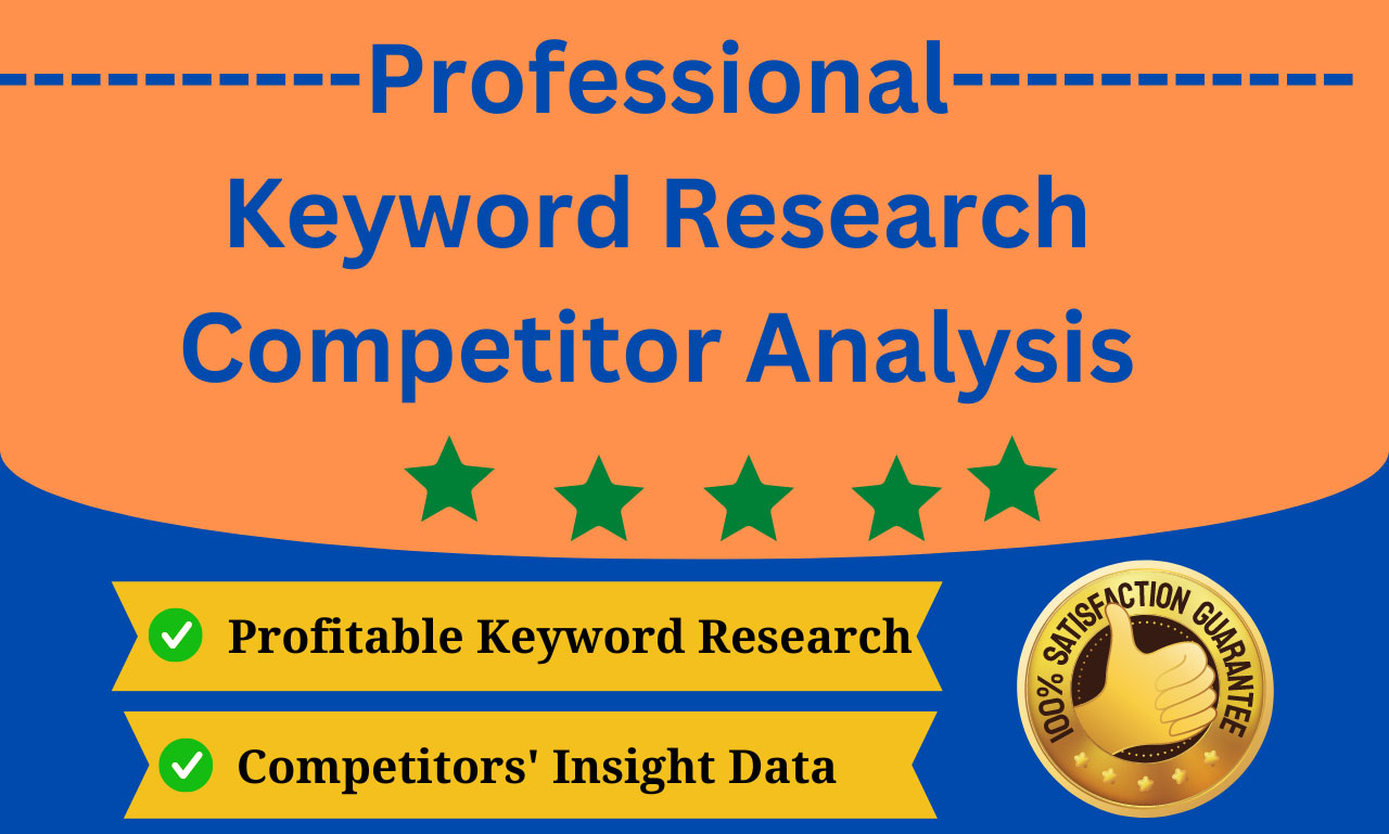 I will do kgr keyword research for SEO, FiverrBox