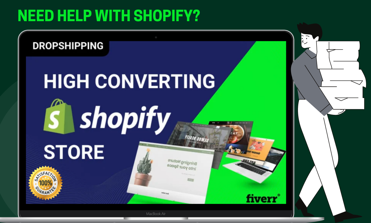 I will create a shopify dropshipping store or shopify store, FiverrBox