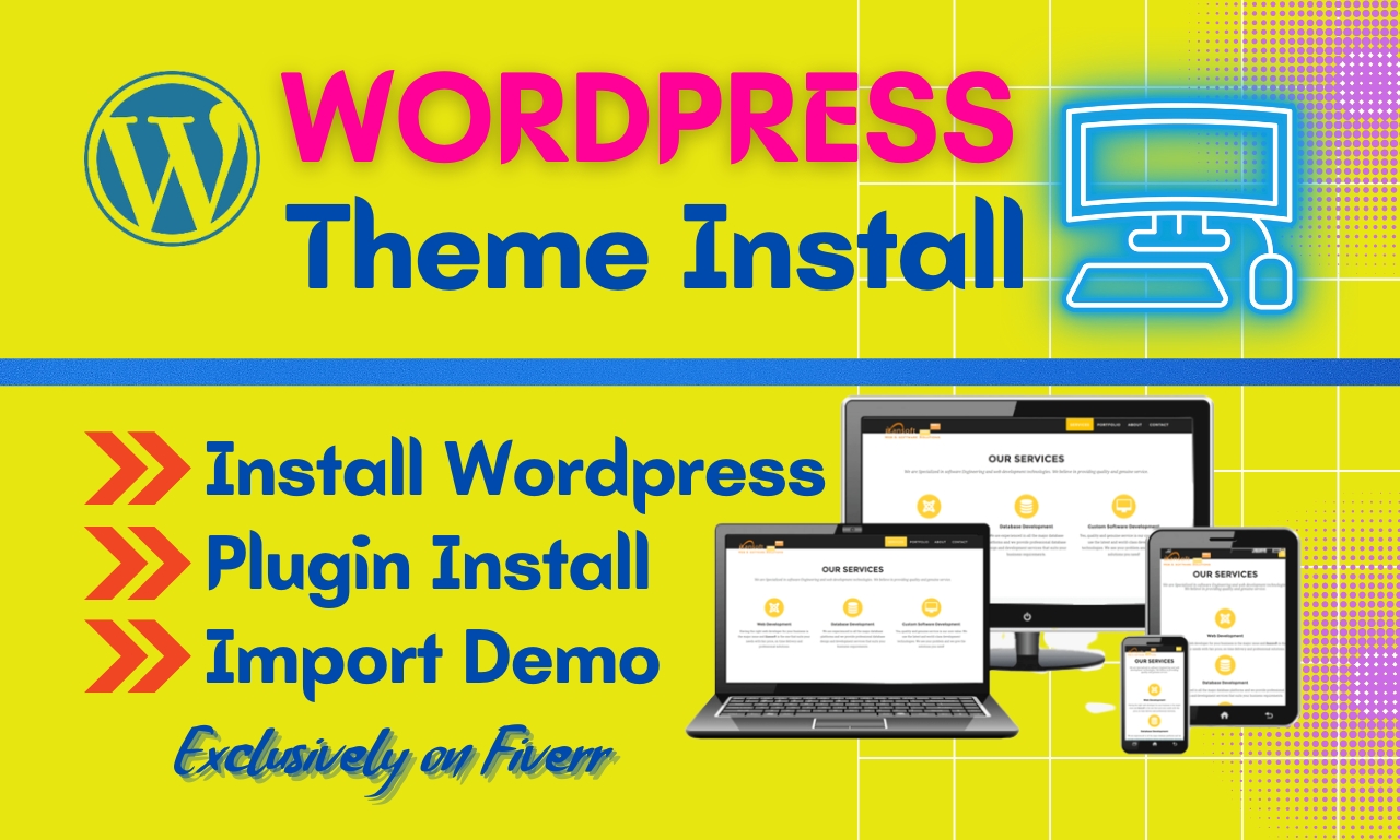 I will do WordPress theme installation, demo import within 3 hours, FiverrBox