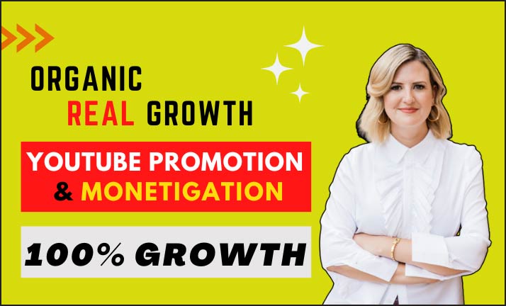I will do organic youtube promotion USA or channel monetization, FiverrBox