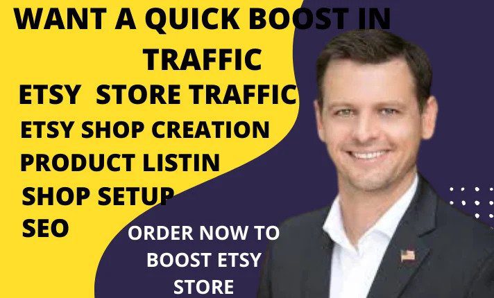 I will do etsy marketing, etsy store promotion, etsy traffic, etsy sales, FiverrBox