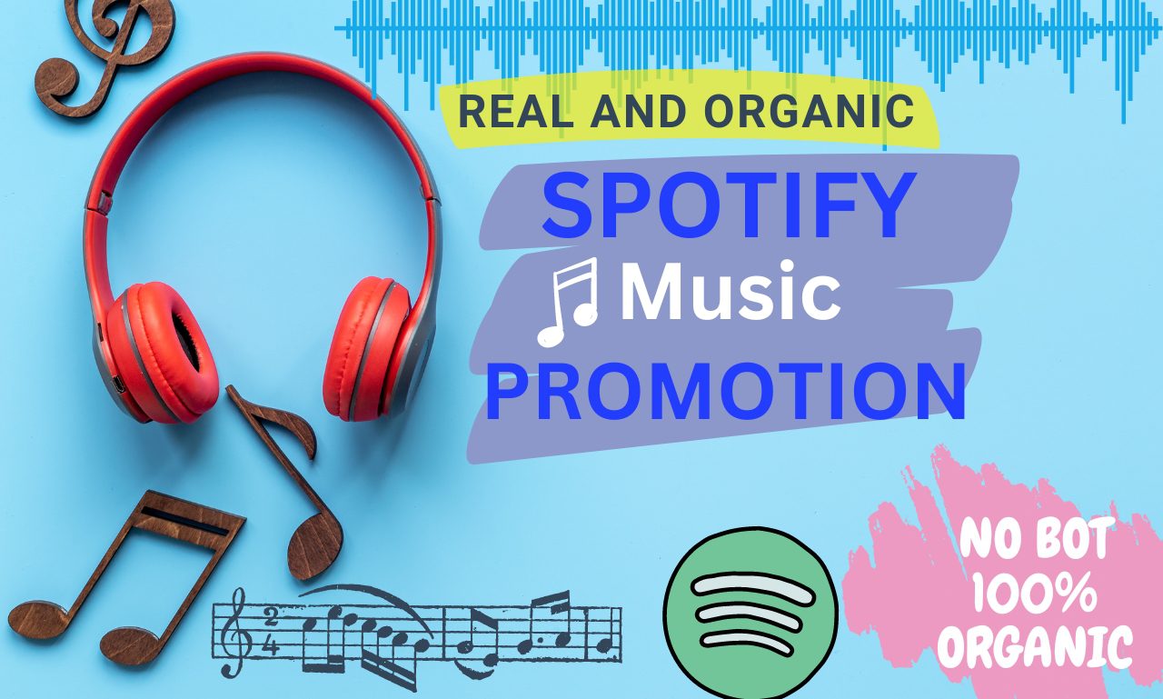 I will spotify music promotion or spotify promotion, FiverrBox