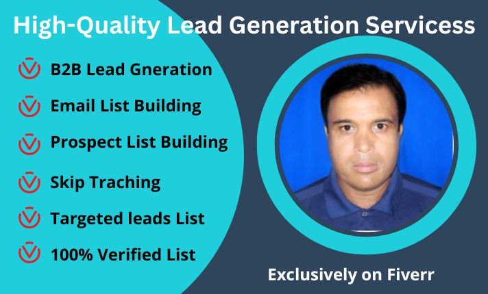 I will boost your business with high quality lead generation services, FiverrBox