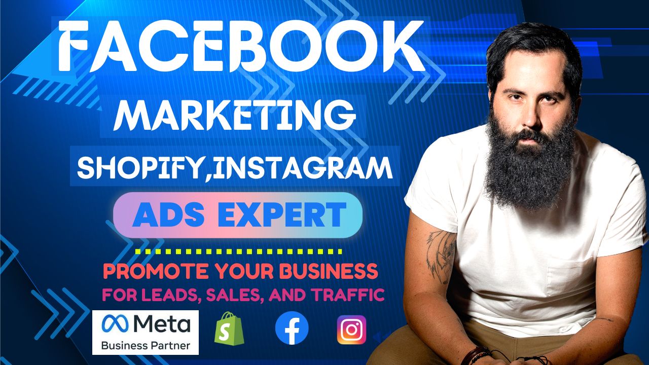 I will do shopify facebook ads campaign, marketing, fb advertising and ig ads, FiverrBox