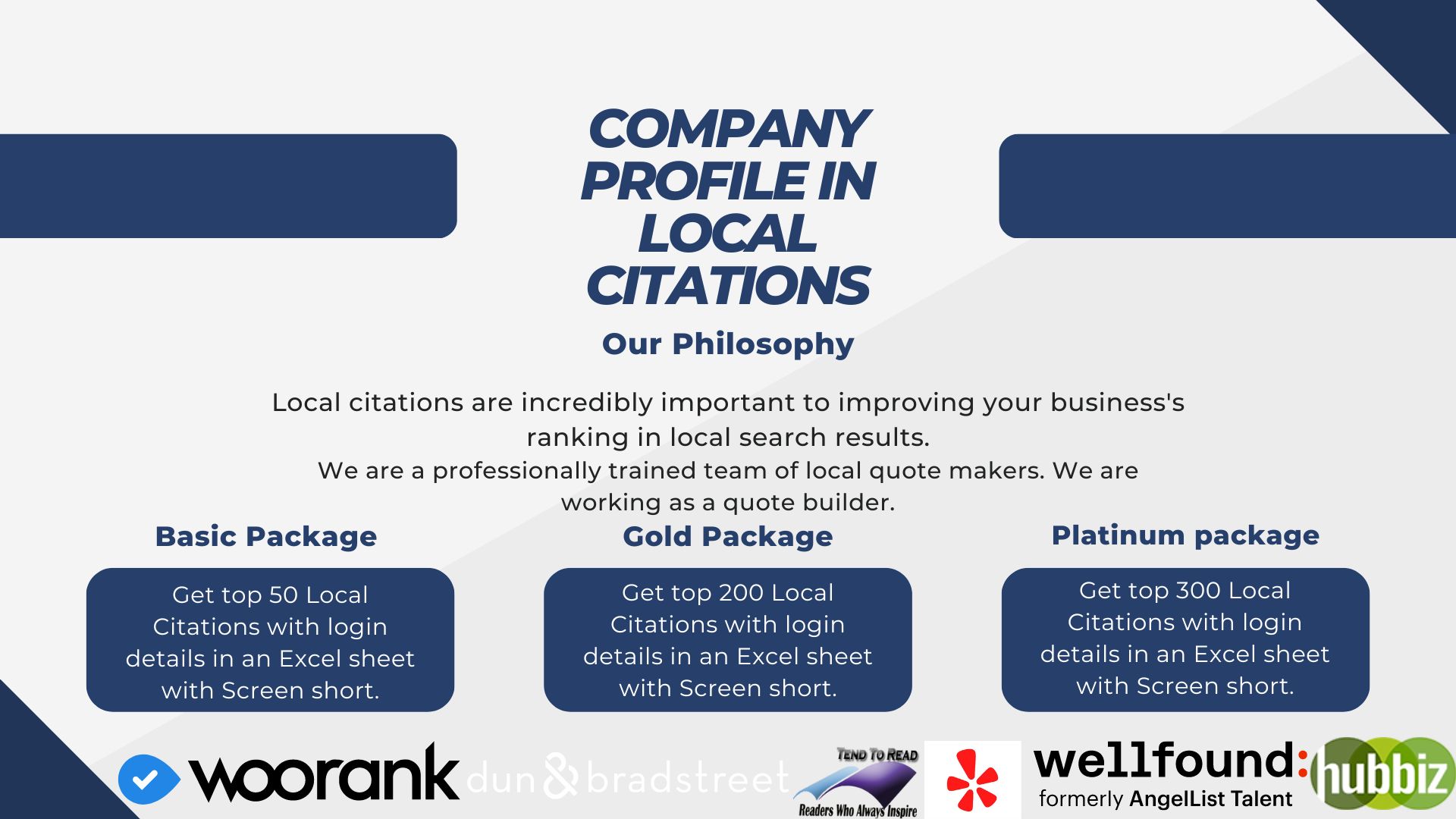I will do local citations list your business in the top 300 citation site, FiverrBox