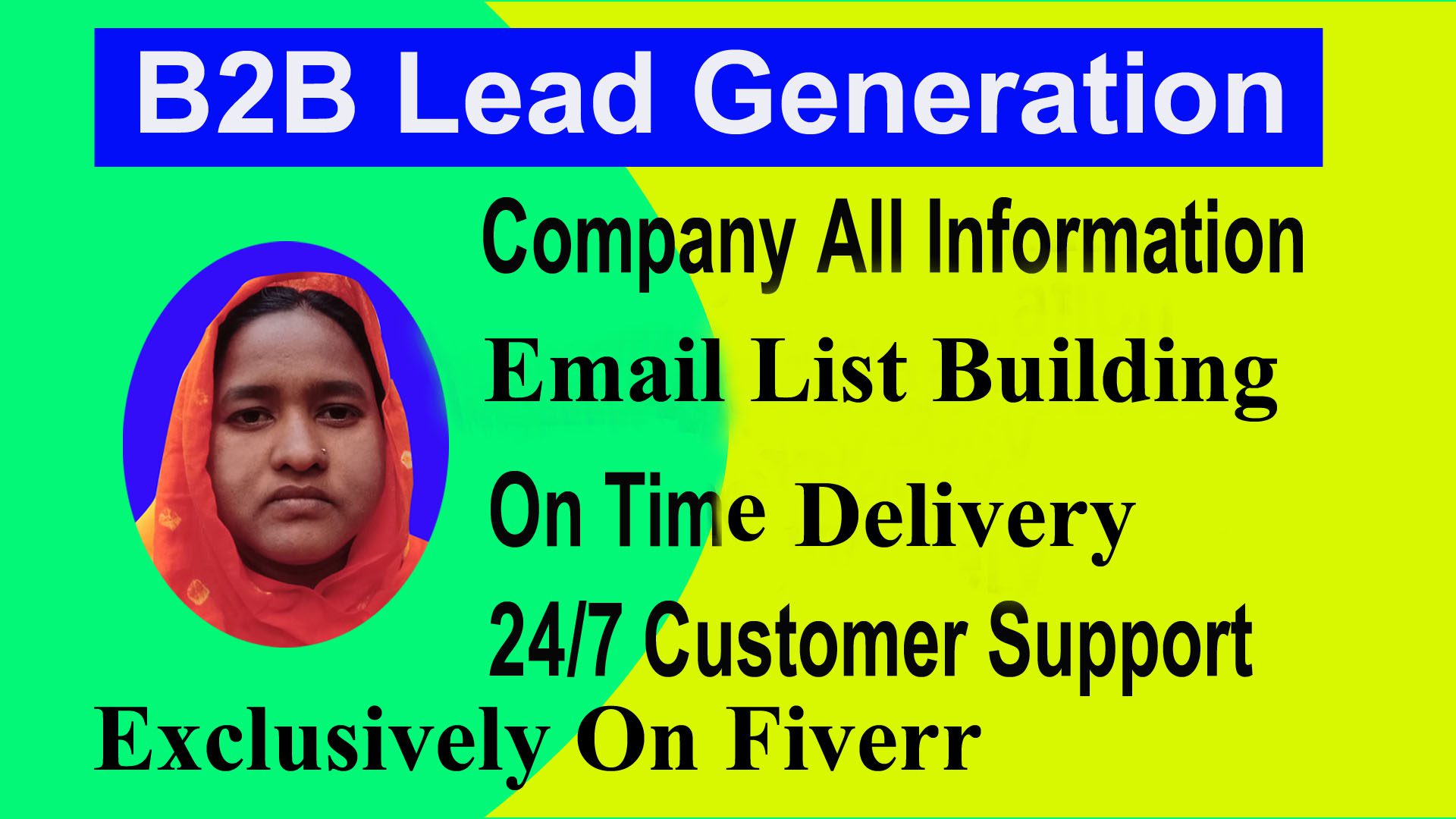 I will provide targeted b2b lead generation and email list building, FiverrBox