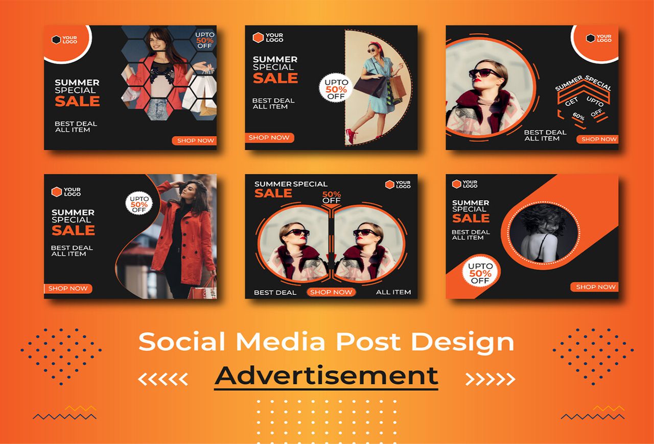 I will design 60 creative social media posts banners and ads, FiverrBox