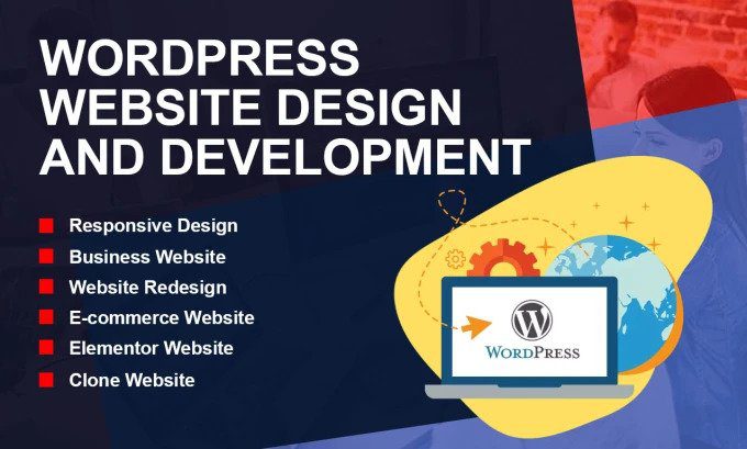 I will create wordpress web design or development for your business, FiverrBox