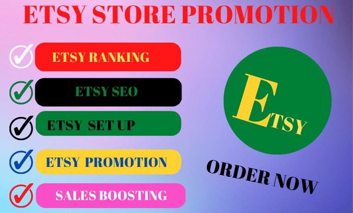 I will do etsy store promotion, FiverrBox