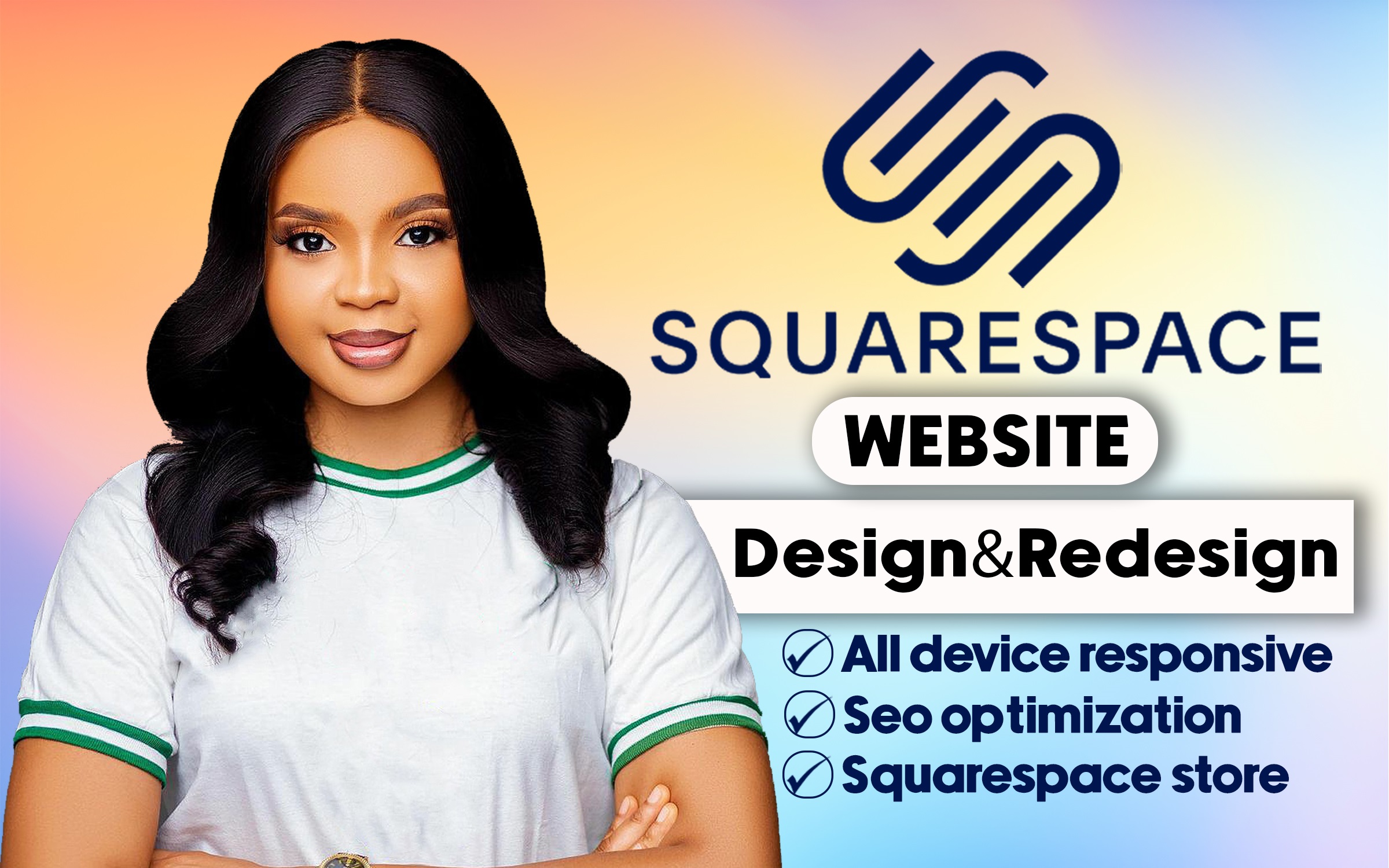 I will squarespace website design squarespace website redesign squarespace website seo, FiverrBox
