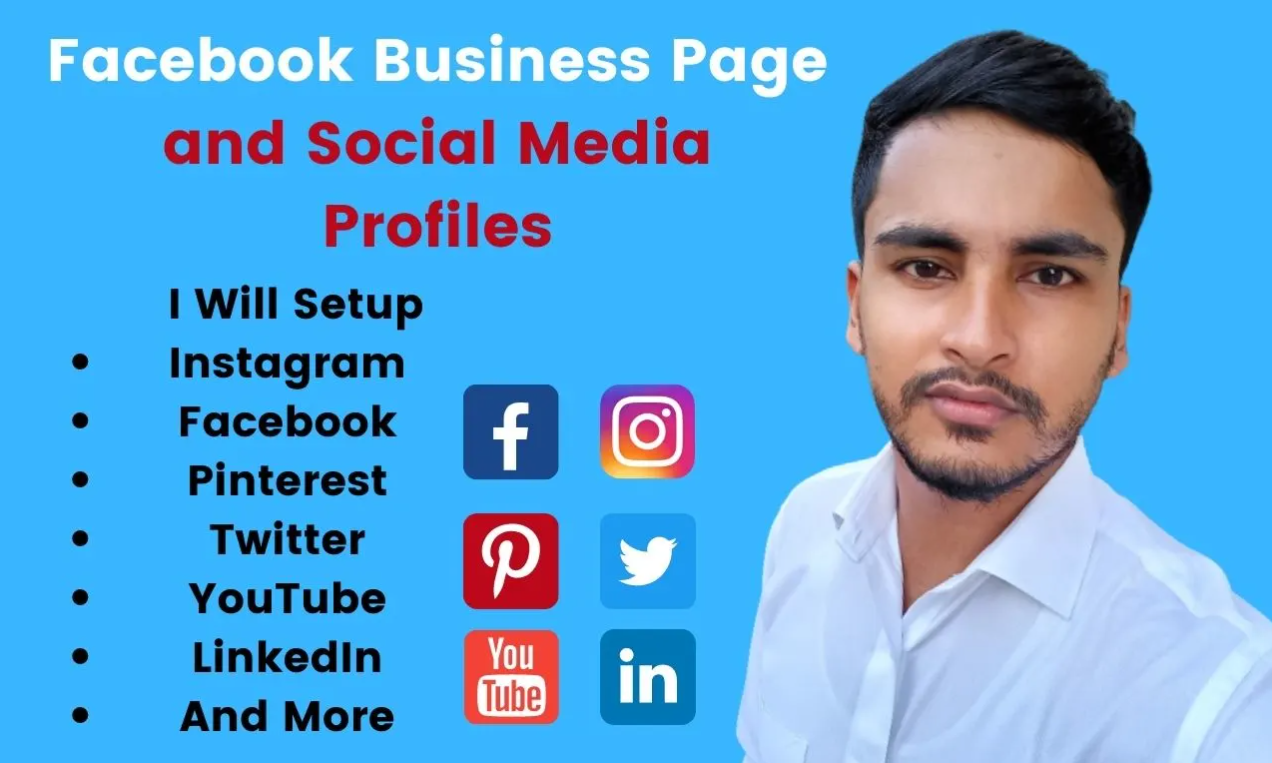 I will create facebook business page and social media profiles, FiverrBox
